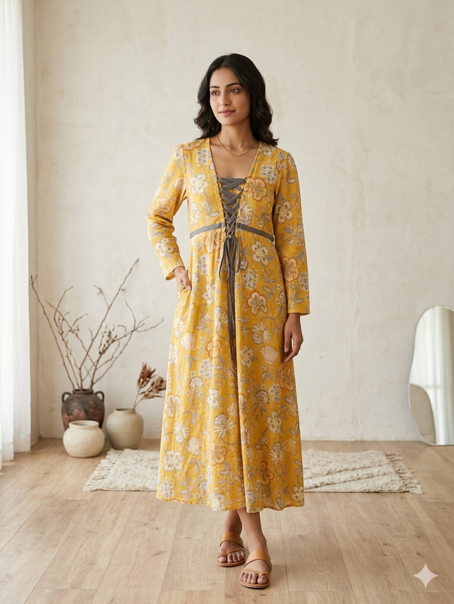WOMEN’S PRINTED GOUN