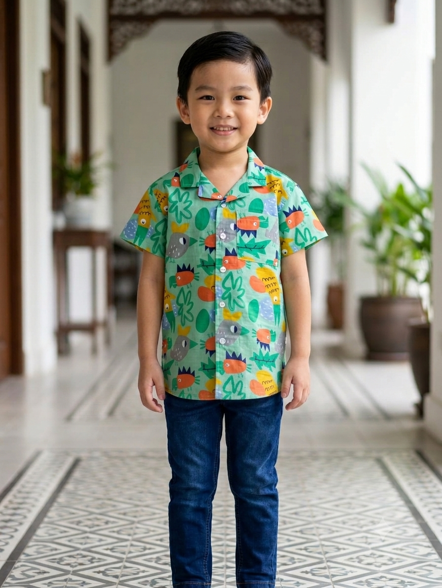 BOYS PRINTED SHIRT